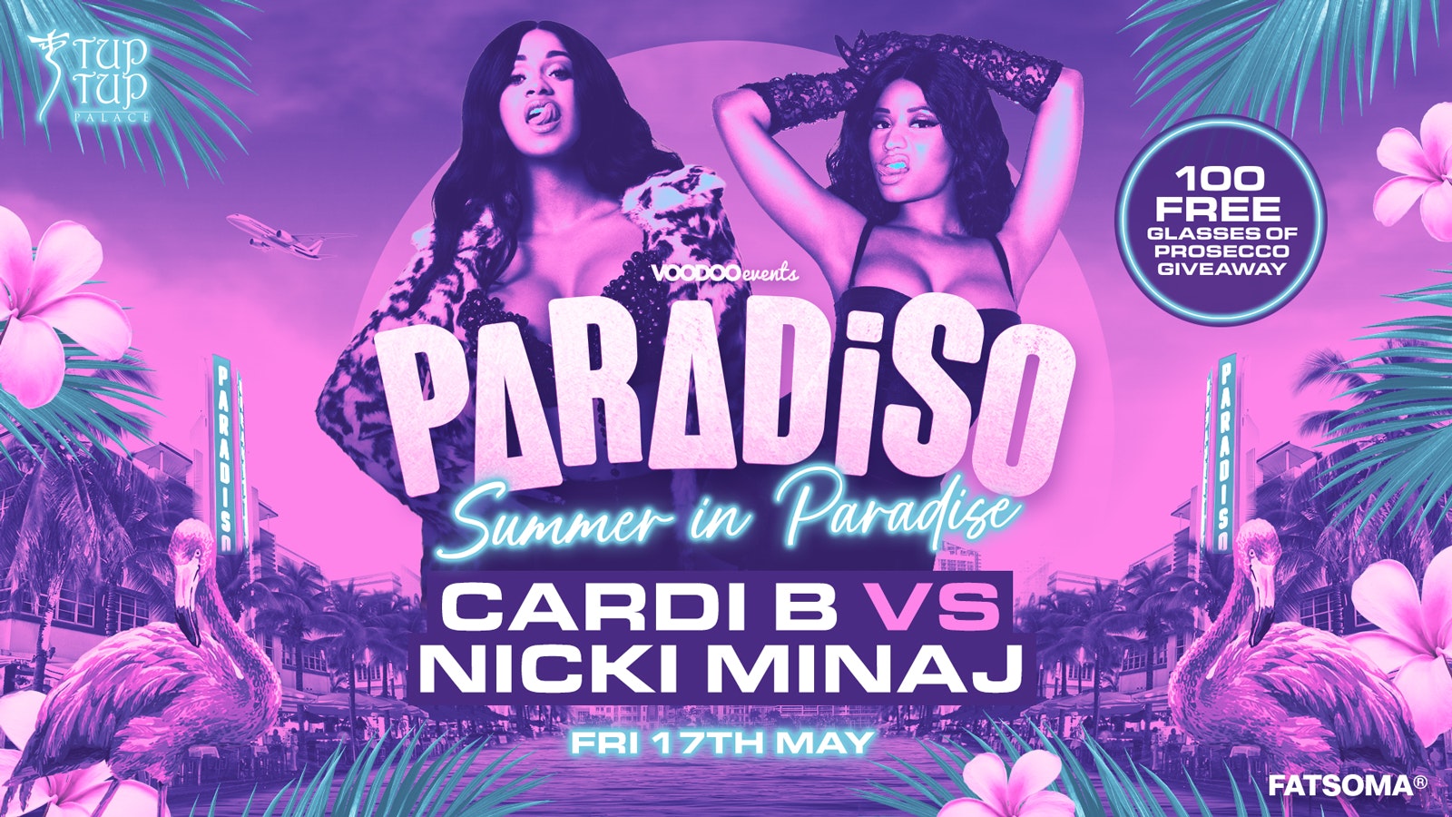 Paradiso | Cardi B vs Nicki Minaj  💅🏼  | 100 Free Glasses of Prosecco Giveaway 🥂