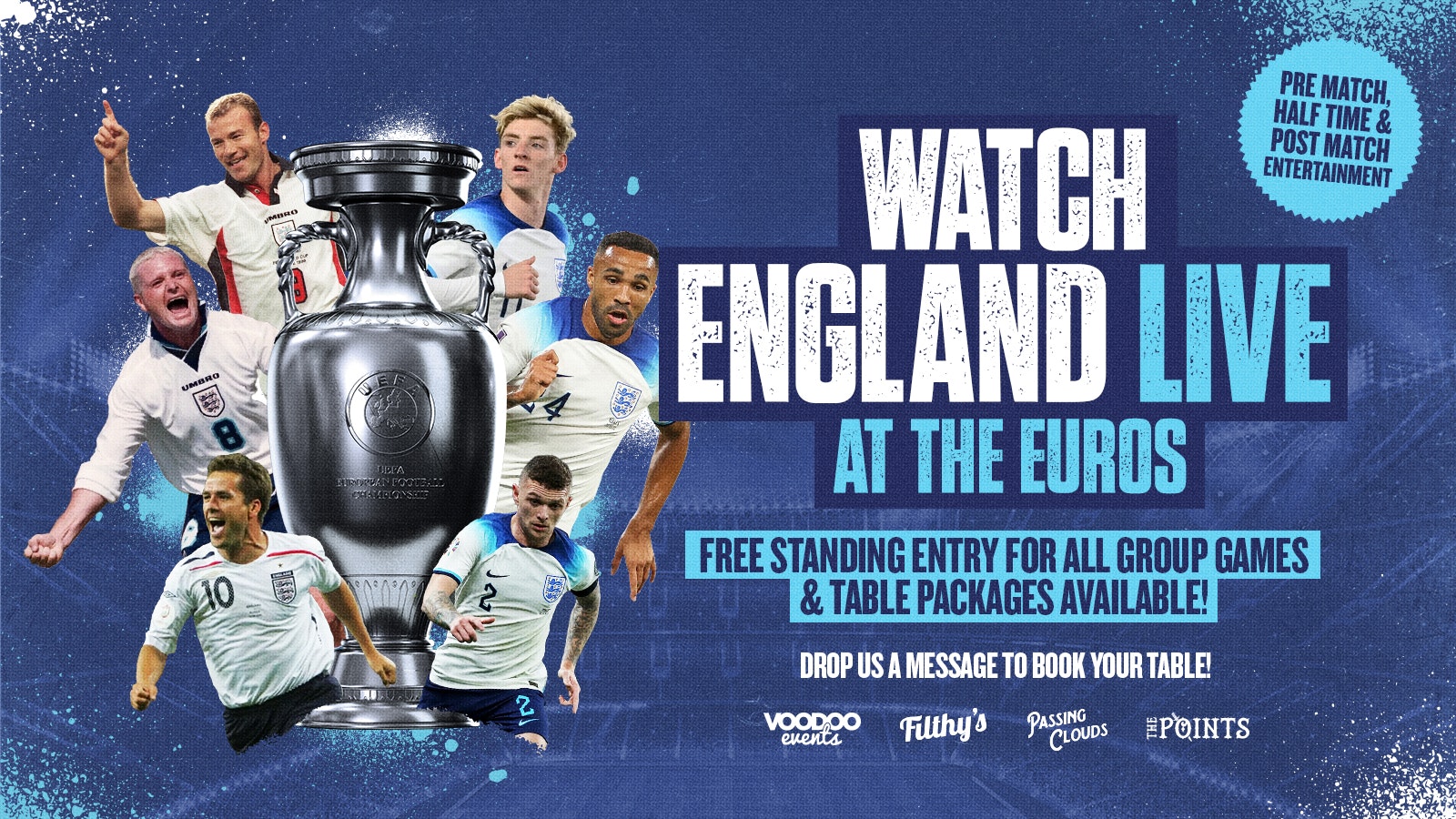 IT’S COMING HOME! – England Vs Denmark! LIVE @ Filthys! 🏴󠁧󠁢󠁥󠁮󠁧󠁿