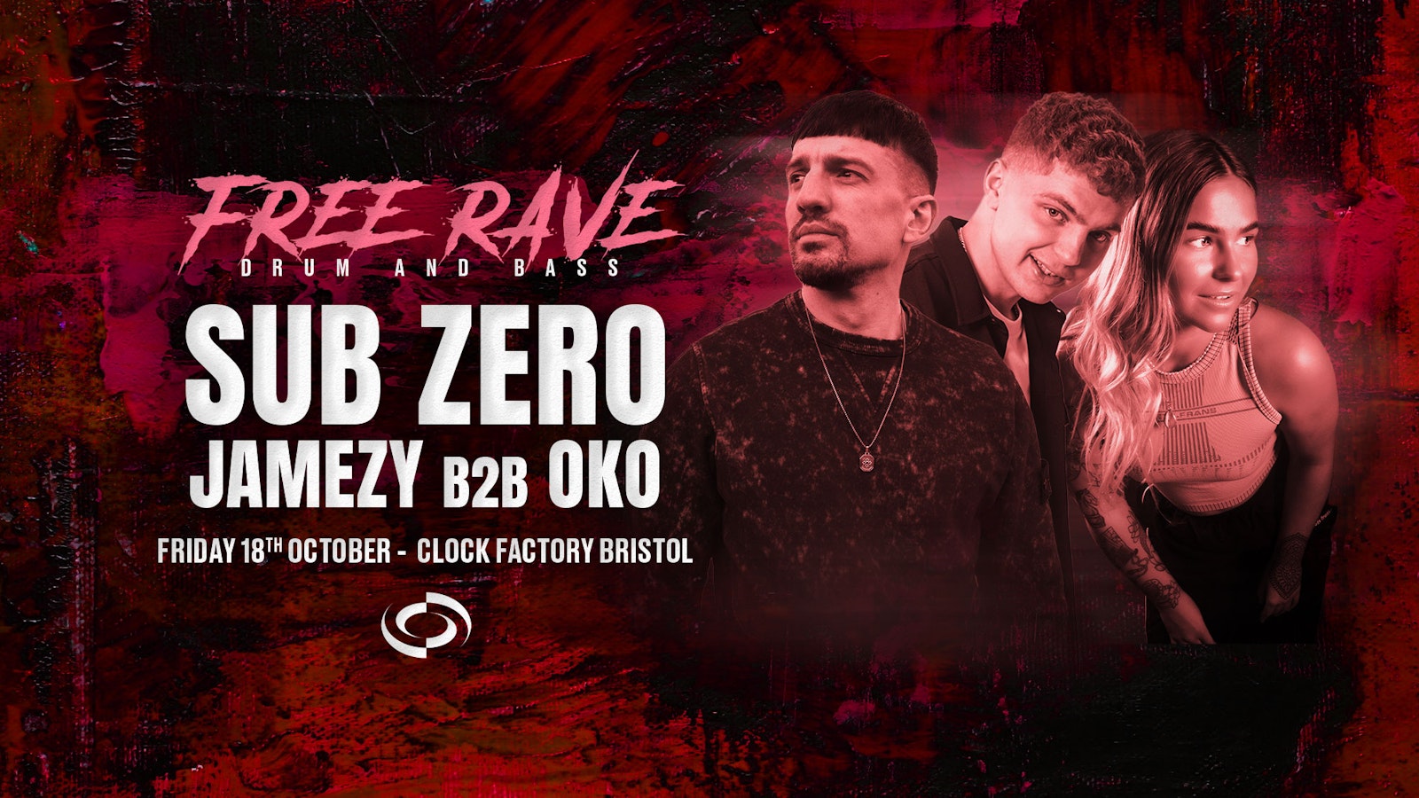 Bristol DNB FREE Rave • Sub Zero, Jamezy B2B OKO