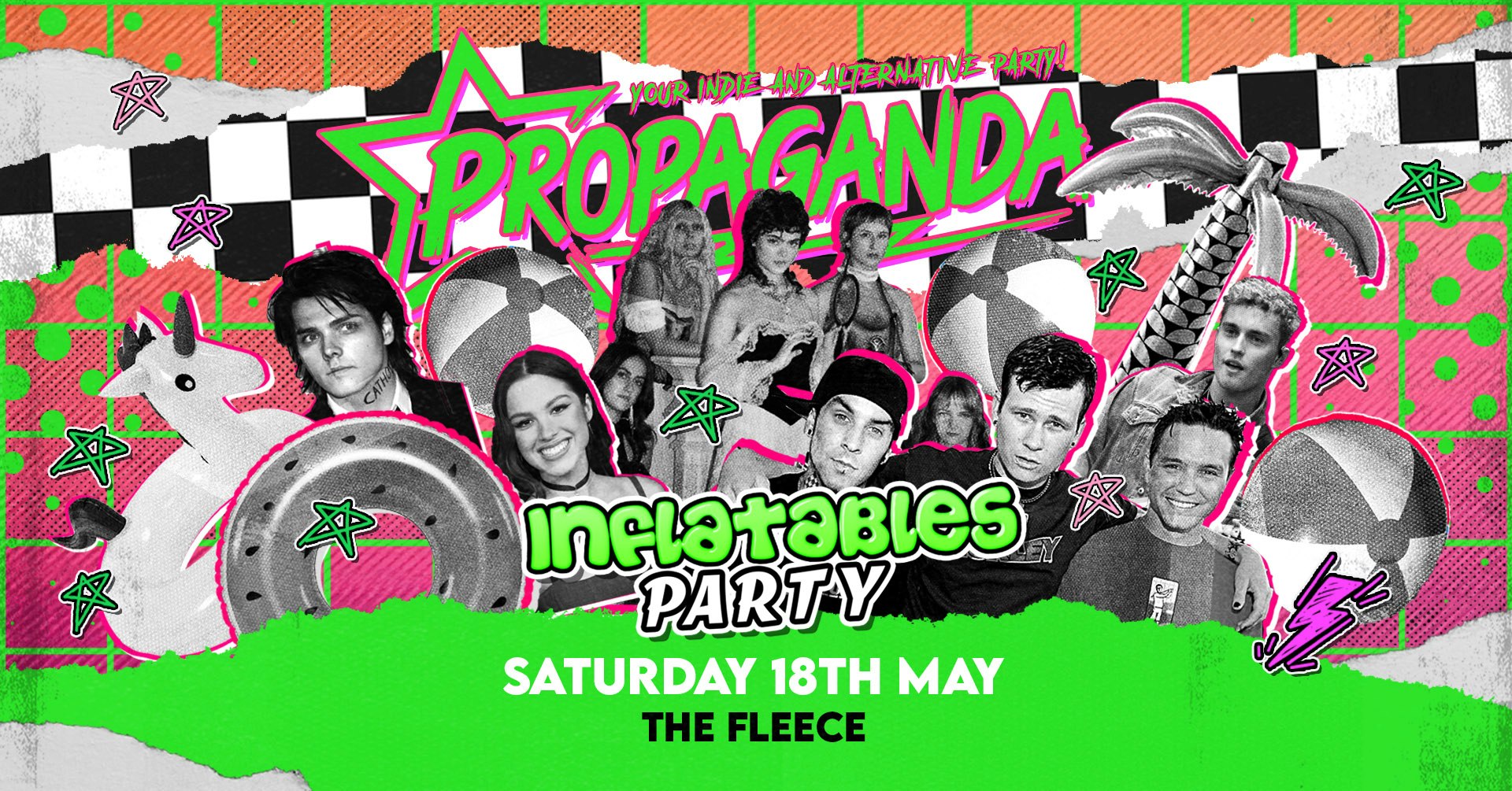 TONIGHT! Inflatables Party! – Propaganda Bristol – Your Indie & Alternative Party!
