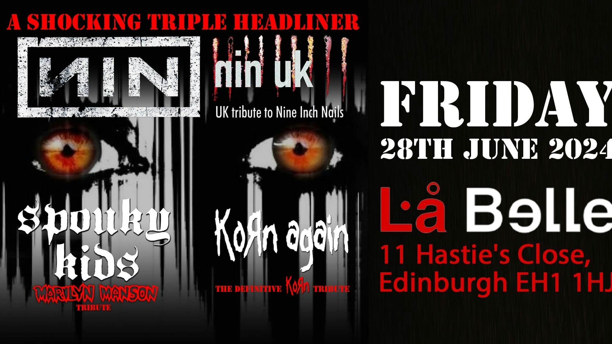 NIN UK + SPOUKY KIDS + KORN AGAIN – A Shocking Triple Headliner!