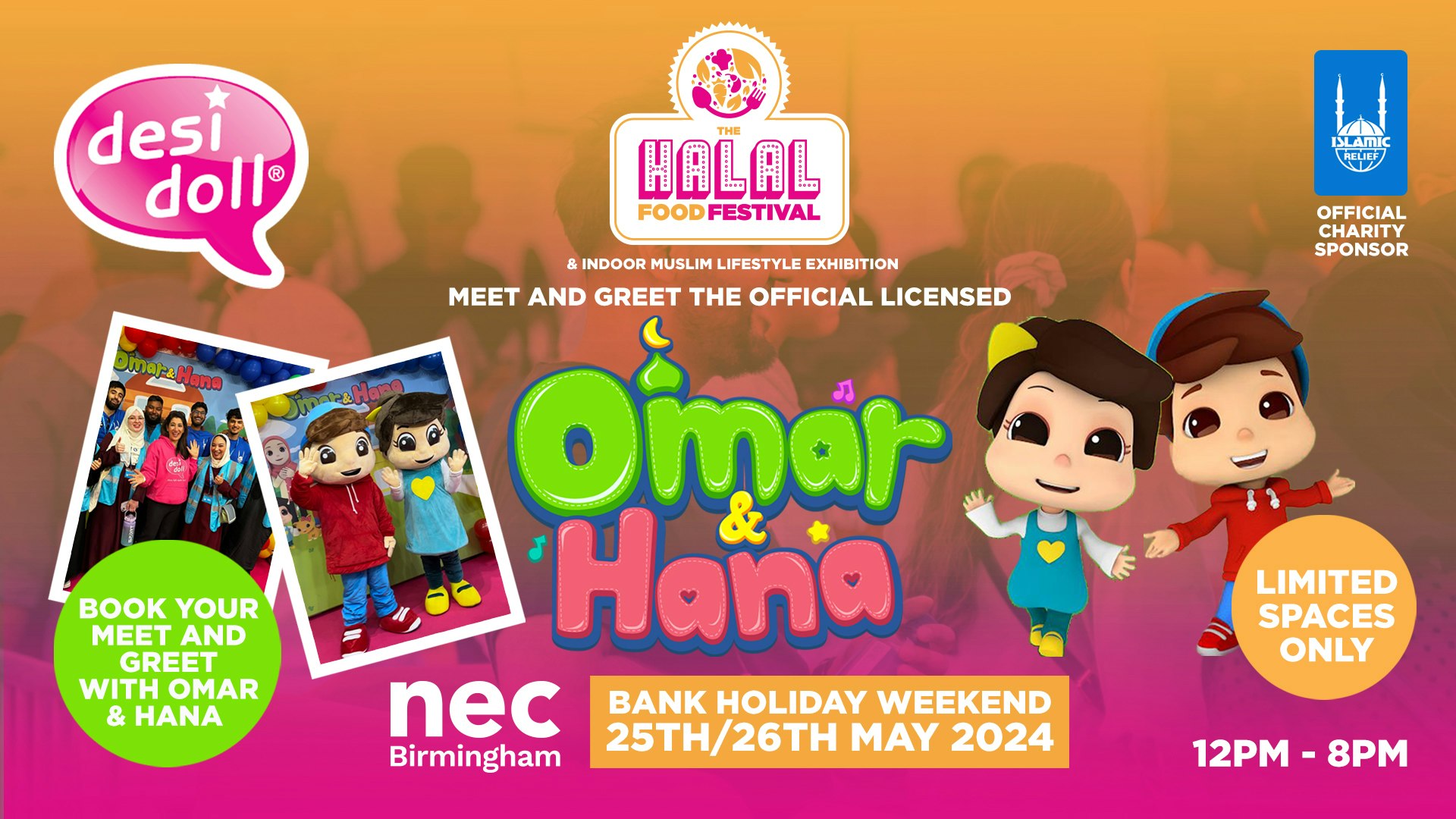 Book Your ‘OMAR & HANA’ Meet & Greet Hosted by Desi Doll Company!