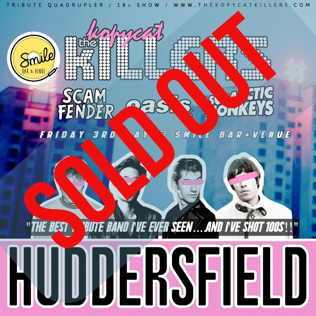 SOLD OUT!!! TRIBUTE QUADRUPLER!! “Kopycat Killers v Scam Fender v Subarctic Monkeys”