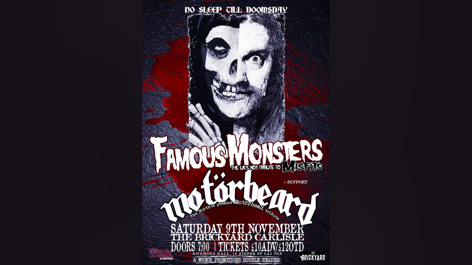 Famous Monsters (Misfits tribute) + MotorBeard | The Brickyard