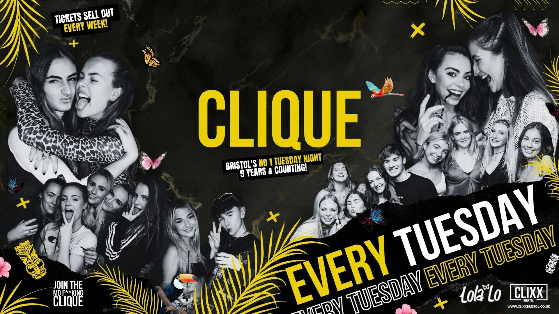 CLIQUE | Every Tuesday 🔥 Join The Mo F**king Clique