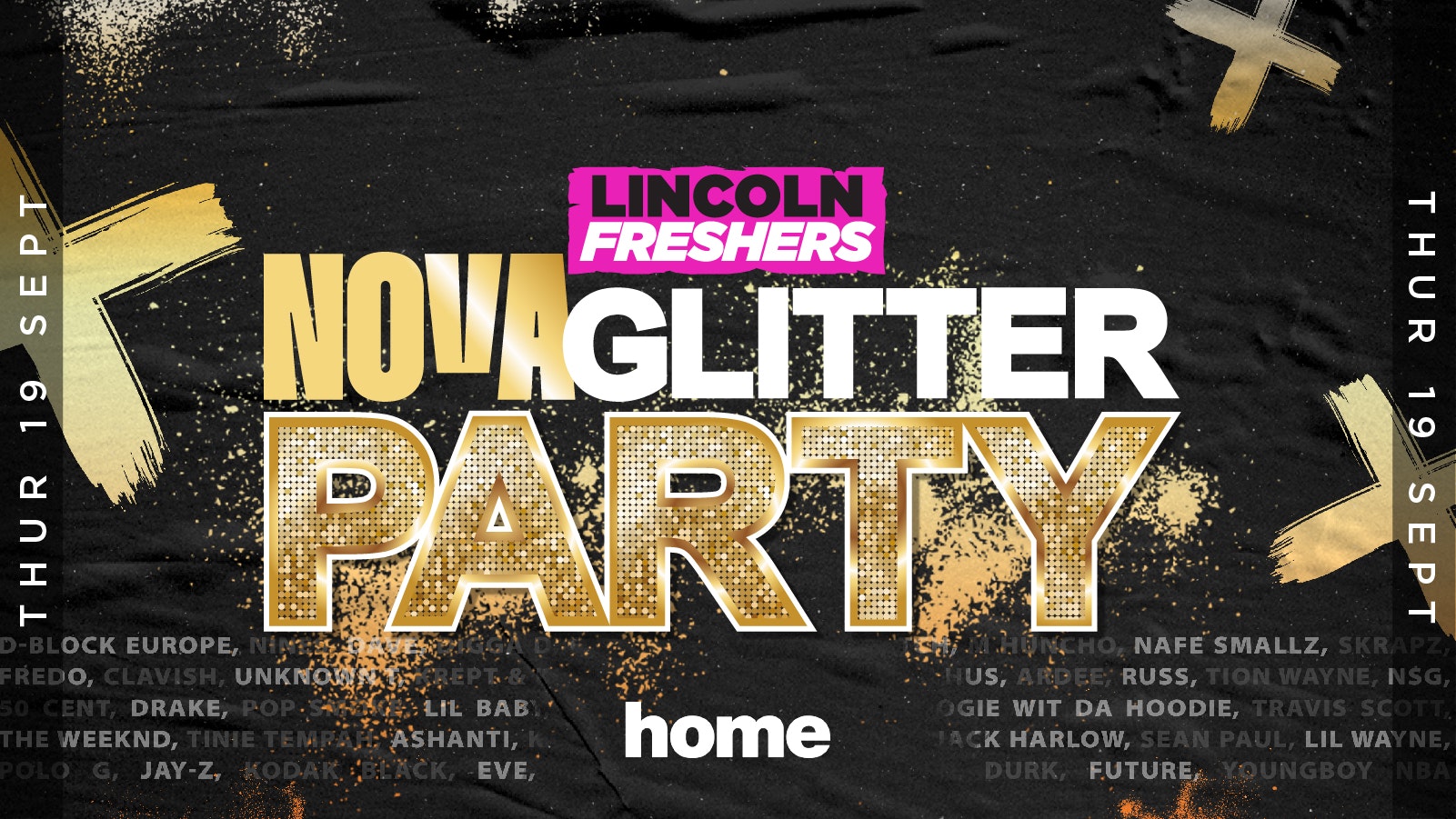 NOVA THURSDAY’S – GLITTER PARTY✨ – HOME NIGHTCLUB