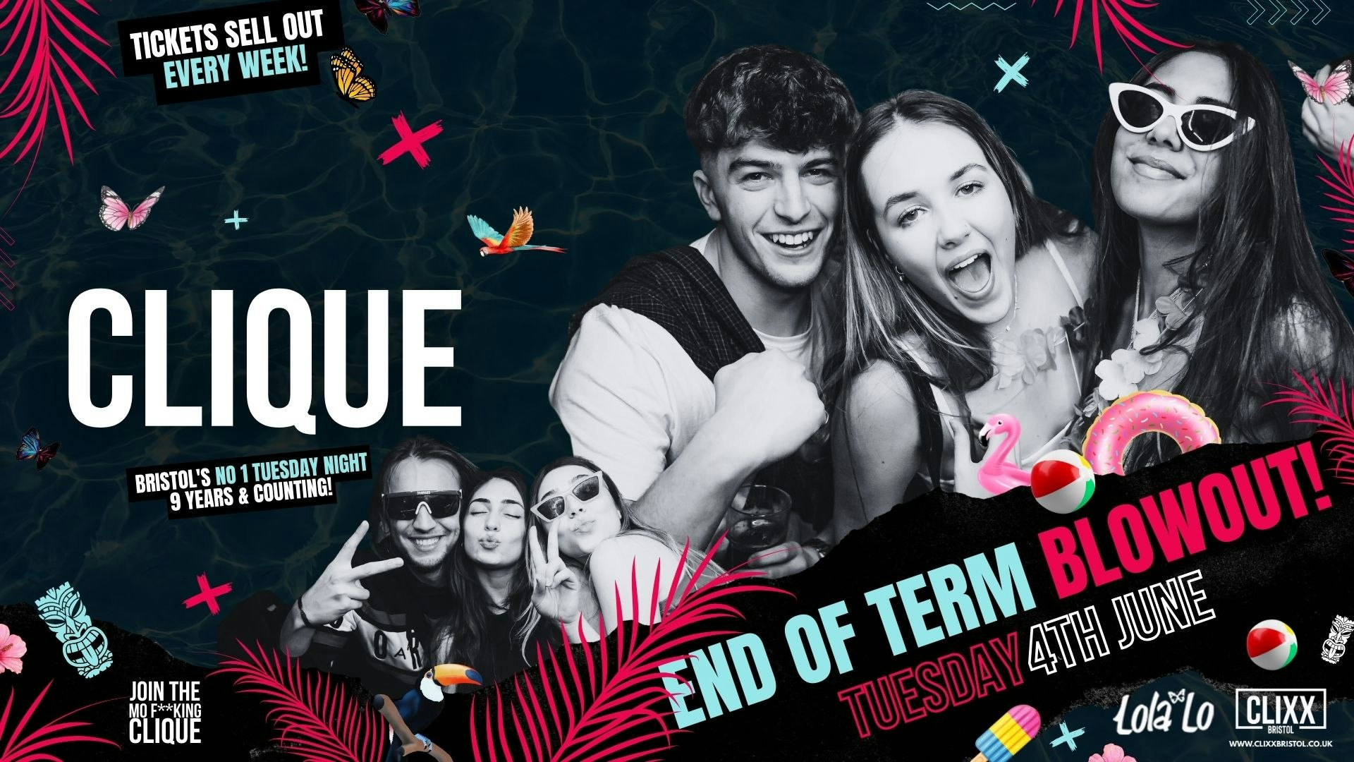 CLIQUE | End Of Term Blowout 🔥 Join The Mo F**king Clique