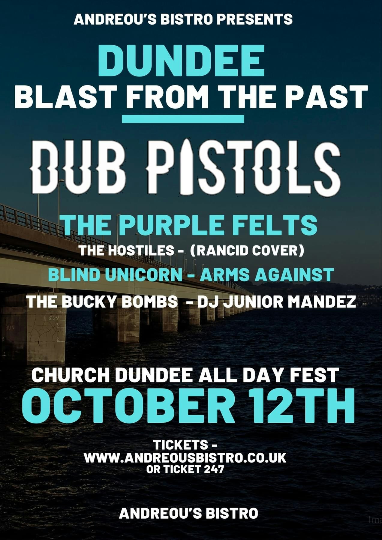 Dundee Blast From the Past Ft Dub Pistols Live