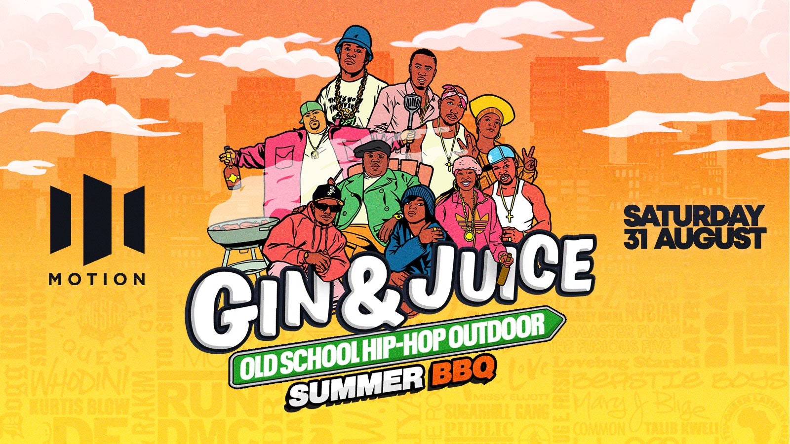 Old School Hip-Hop Outdoor Summer BBQ @ Motion Bristol