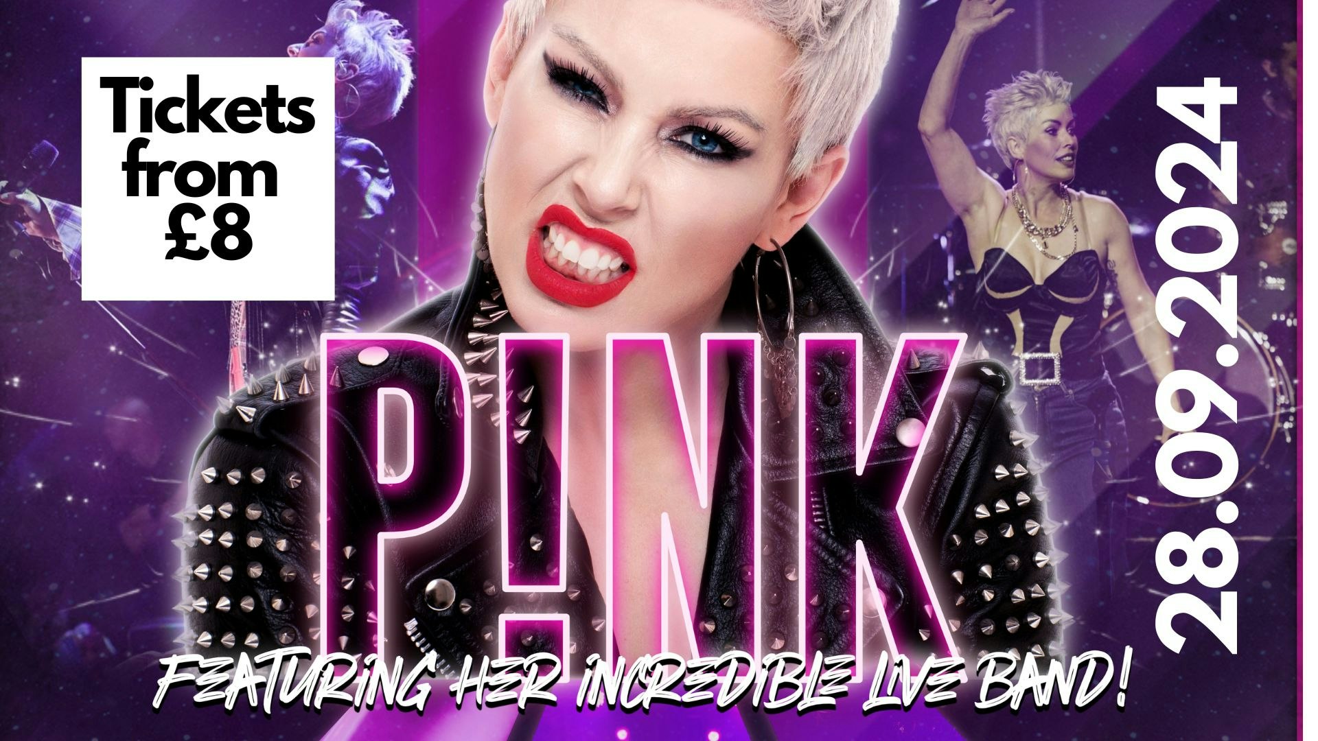 Pink performed by Vicky Jackson and her full band – Family concert