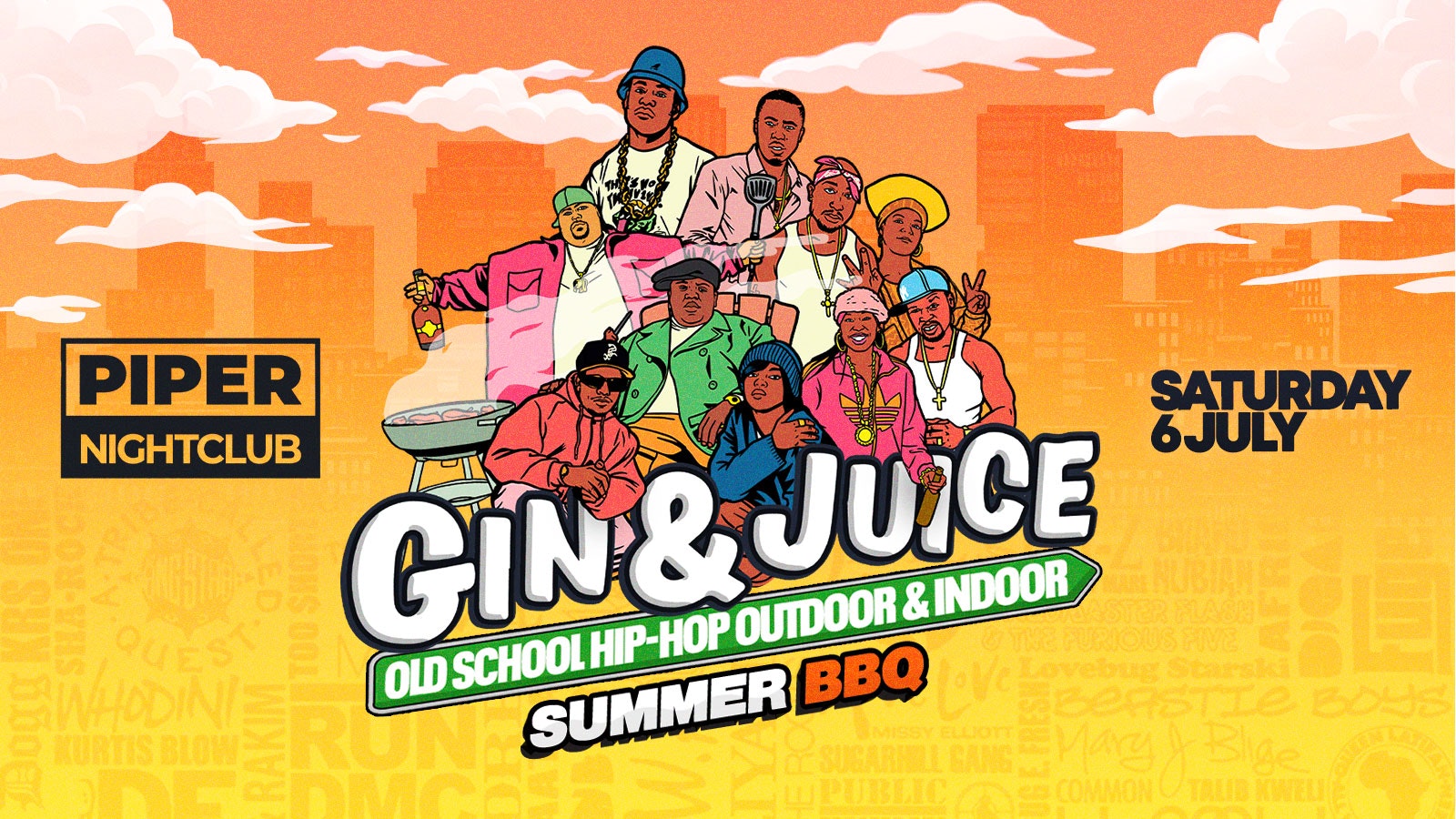 Old School Hip-Hop Outdoor & Indoor Summer BBQ – Hull 2024