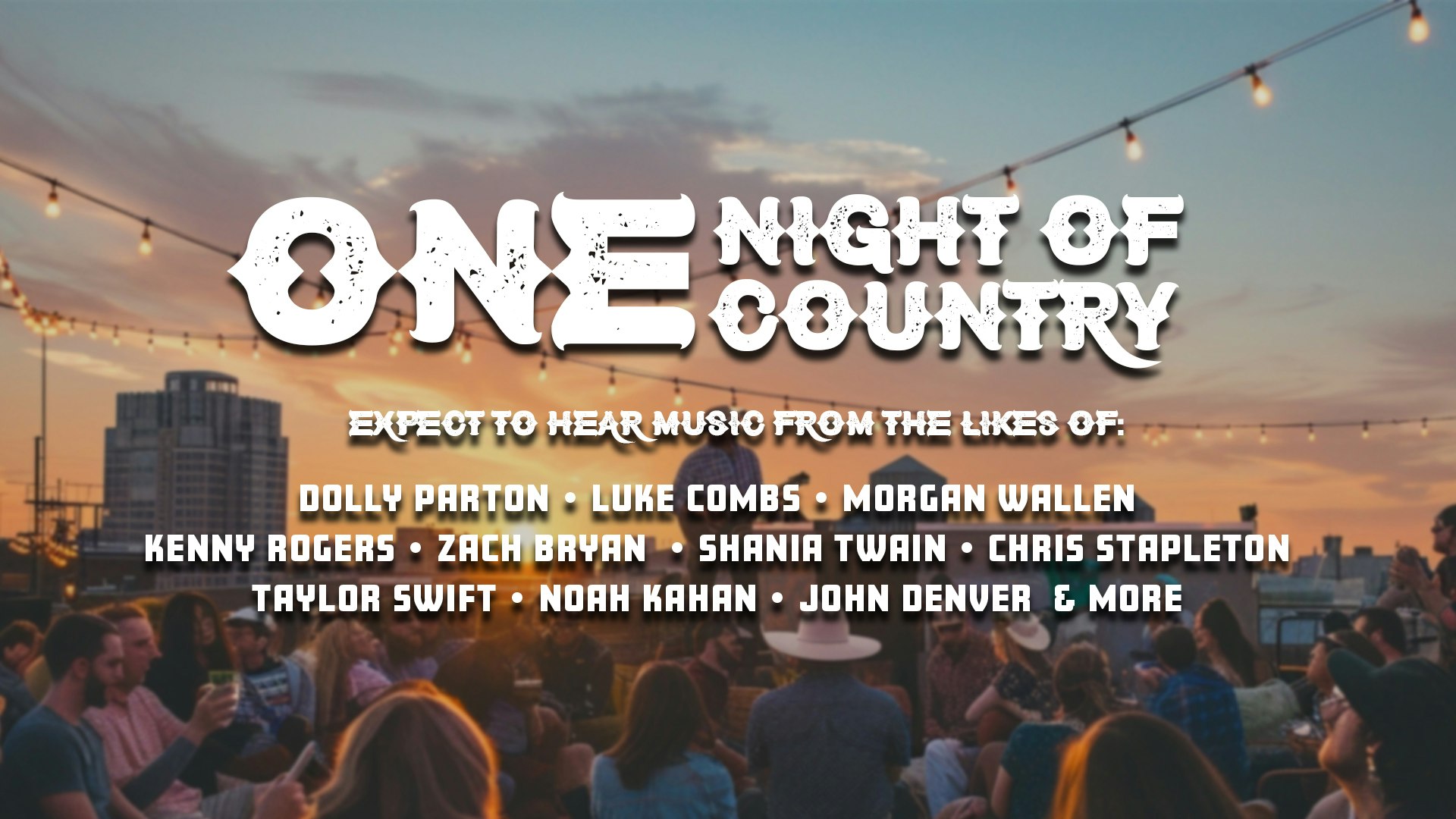 🤠 Outdoor Country Rooftop Party in Shrewsbury