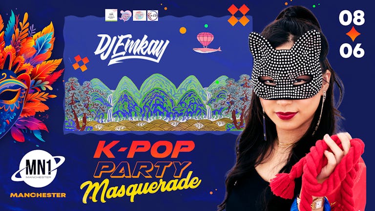 Manchester K-Pop MASQUERADE Party with DJ EMKAY | Saturday 8th June