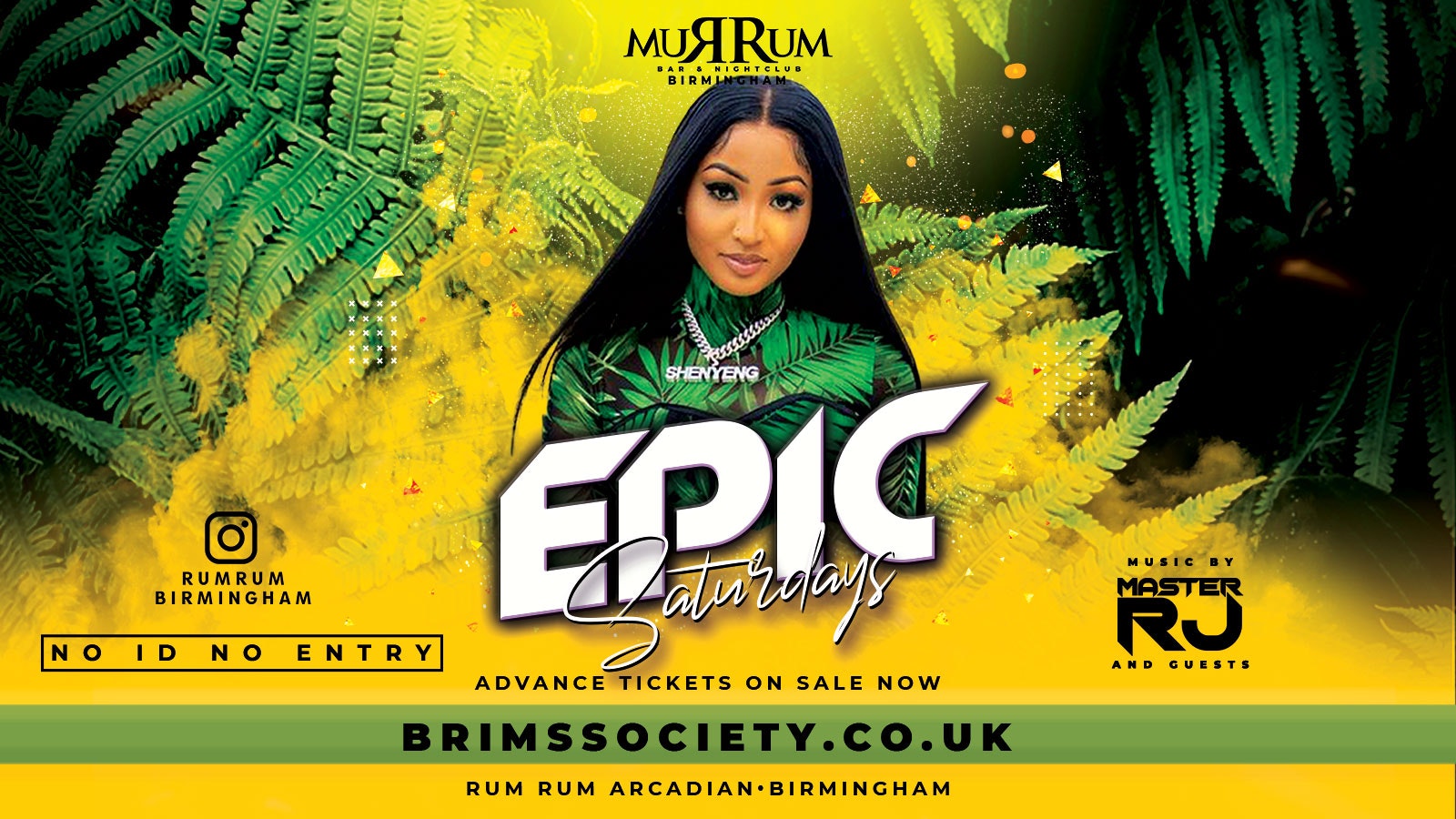 ☀️ EPIC SATURDAYS AT RUM RUM 🔞 – GIVEAWAY 100 x FREE ENTRY TICKETS ☀️