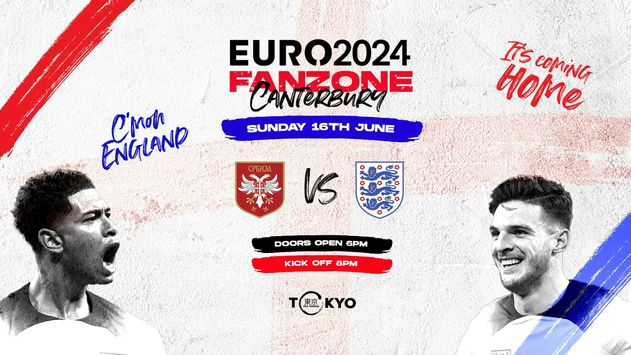 Euro 2024 Fanzone – England vs Serbia 🏴󠁧󠁢󠁥󠁮󠁧󠁿🇷🇸 *LAST 25 FREE TICKETS JUST ADEED*