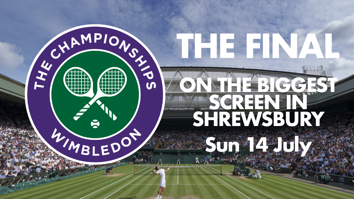 🎾  WIMBLEDON: THE MEN’S FINAL – FREE TICKETS – live on the GIANT SCREEN