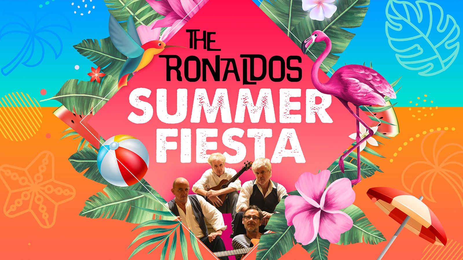 🎟 FREE TICKETS! THE RONALDOS SUMMER FIESTA OUTDOOR TERRACE PARTY