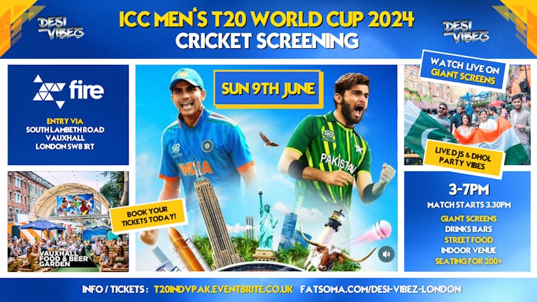 INDIA vs PAKISTAN CRICKET SCREENING - ICC T20 MEN'S CRICKET WORLD CUP