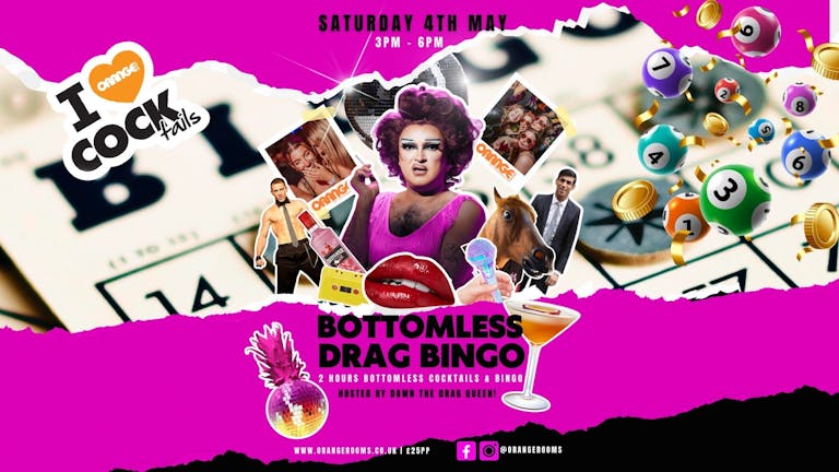 🪩 Bottomless Drag Bingo!! Hosted by Dawn the Drag queen! 🪩 Sat 8th June!