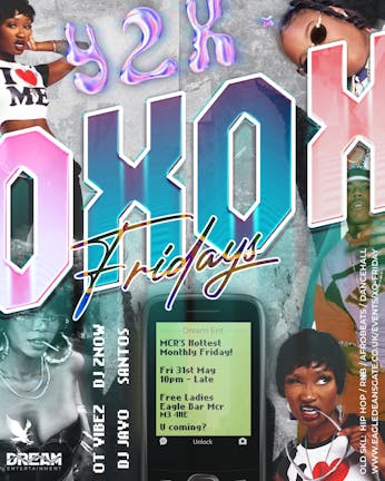 XO FRIDAY (Y2K/OLD SKOOL PARTY) - Afrobeats/HipHop/RnB/Amapiano