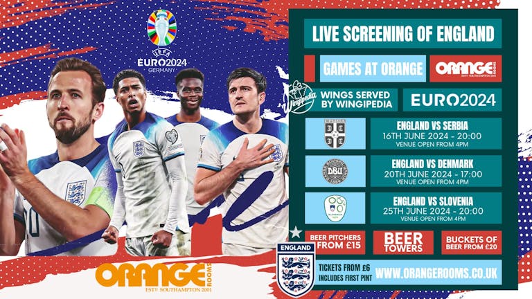 ⚽️WATCH THE EUROS!🏆// England V Serbia - 16th June @ 8pm