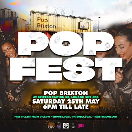 POPFEST : THE LINK UP at Pop Brixton, London. 25th May. 