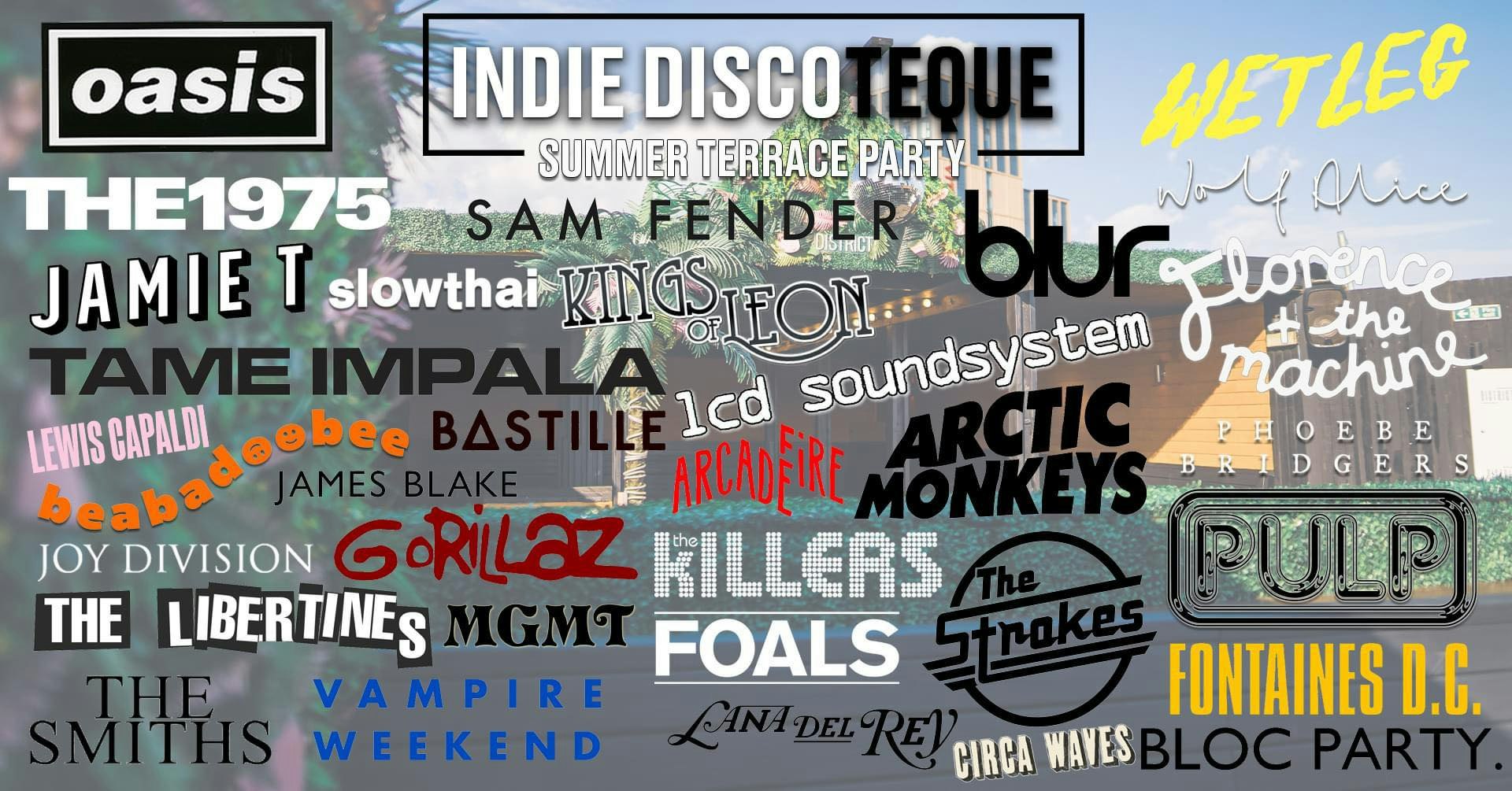 Indie Discoteque Summer Rooftop Party (Cardiff)