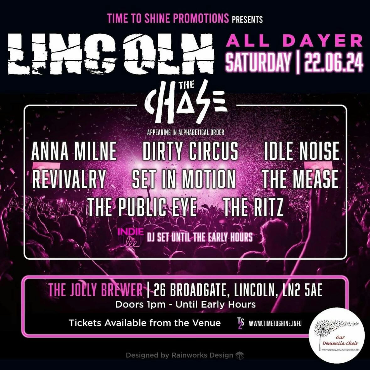 LINCOLN ALL DAYER! 11 BANDS + AFTERPARTY