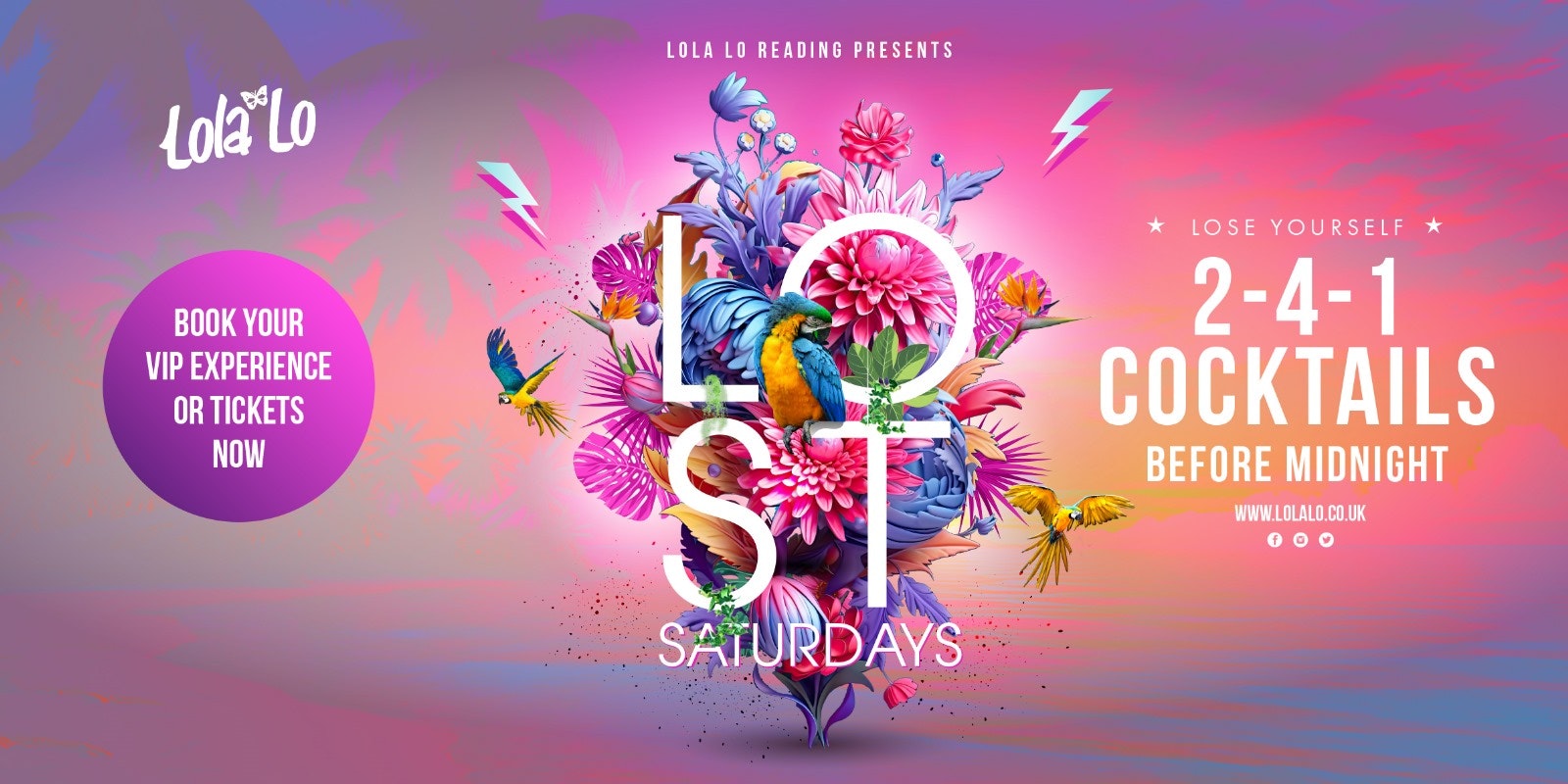 LOST Saturdays @ LOLA LO 🏝️