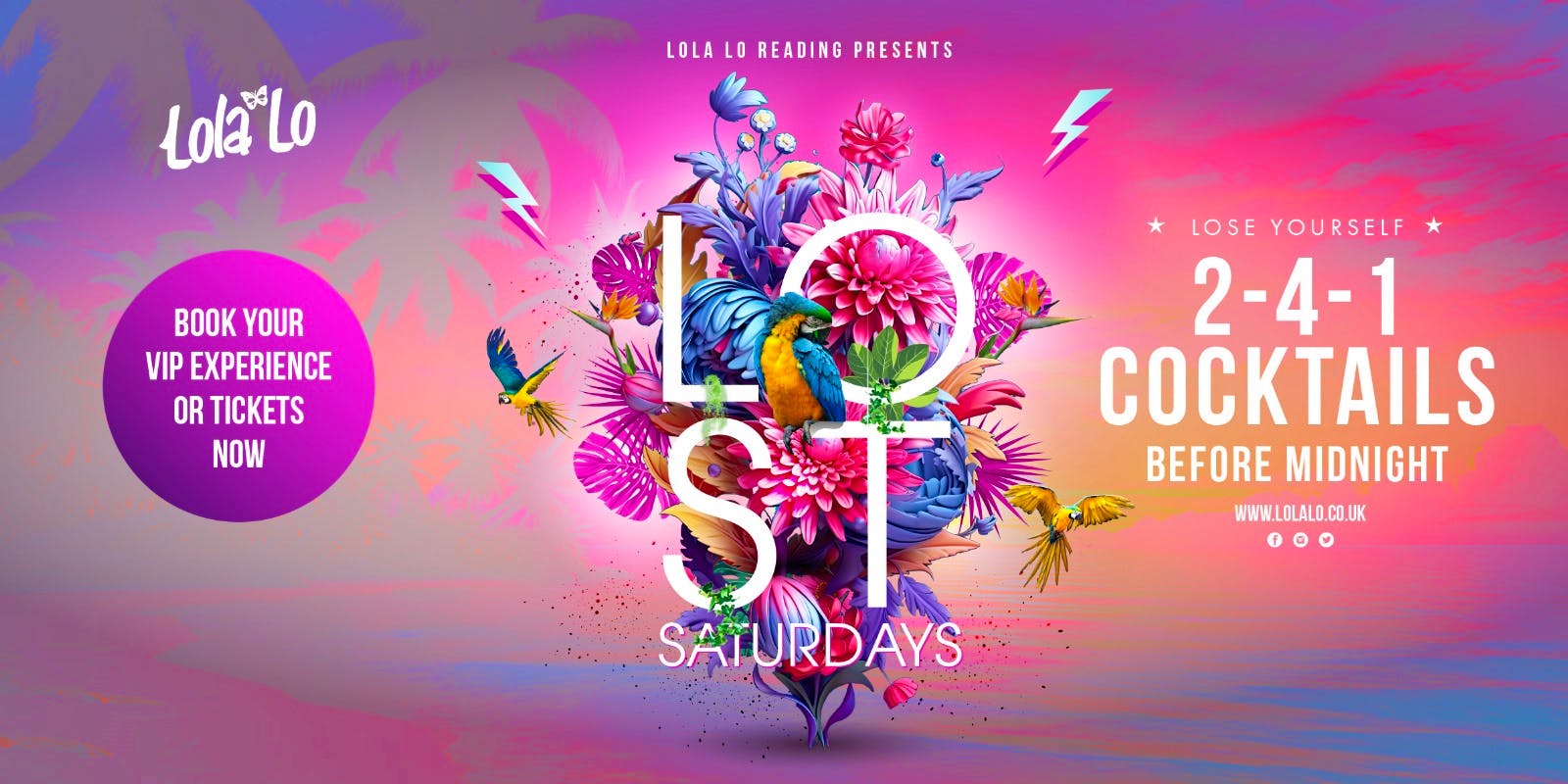 LOST Saturdays @ LOLA LO 🏝️