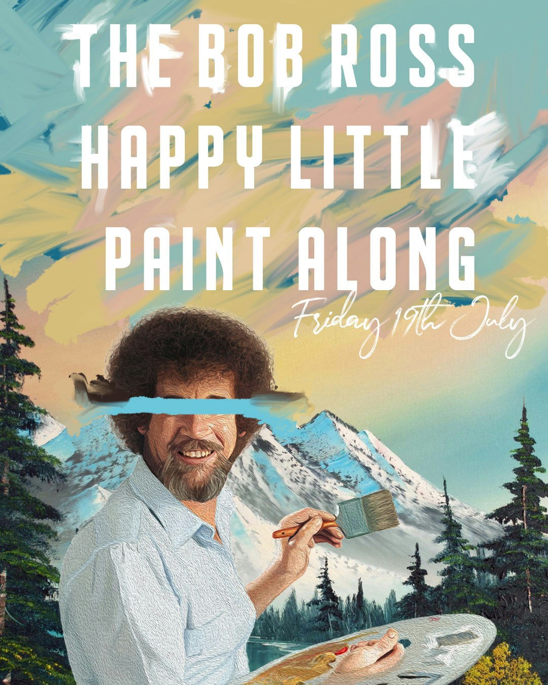 The Bob Ross Happy Little Paint Along 3