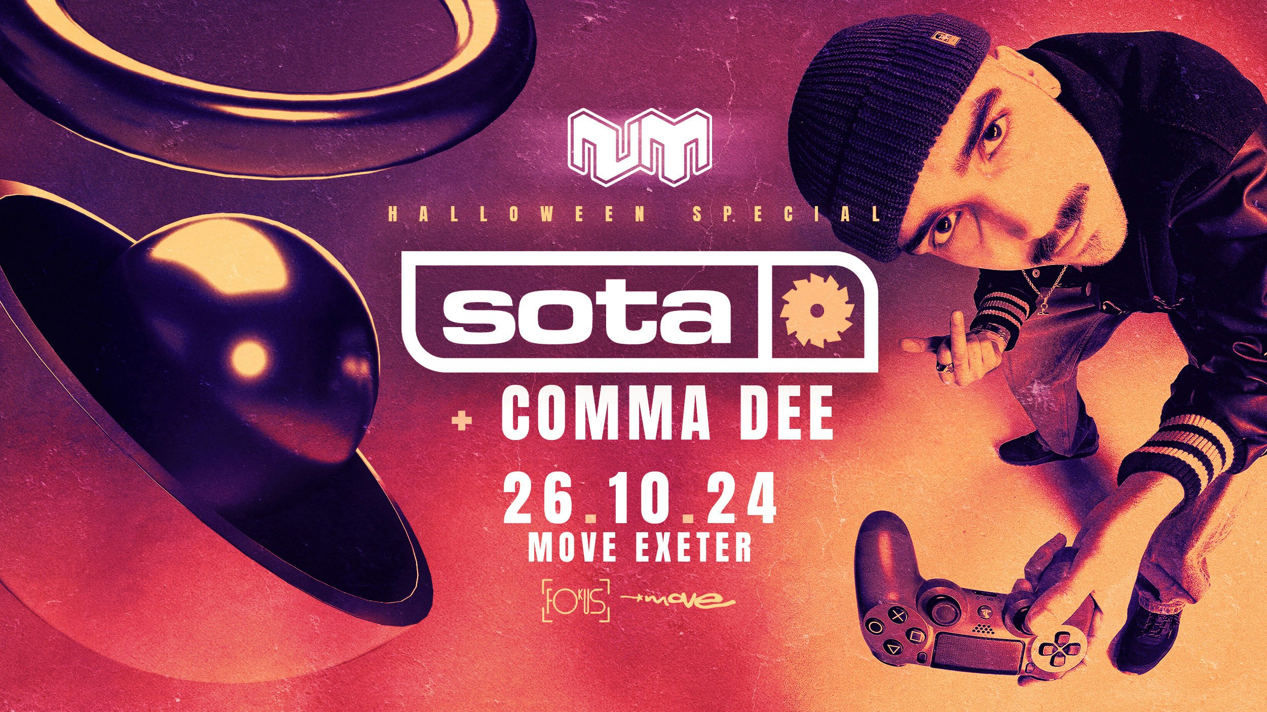 Nu:Motive Exeter Halloween • Sota & Comma Dee + More