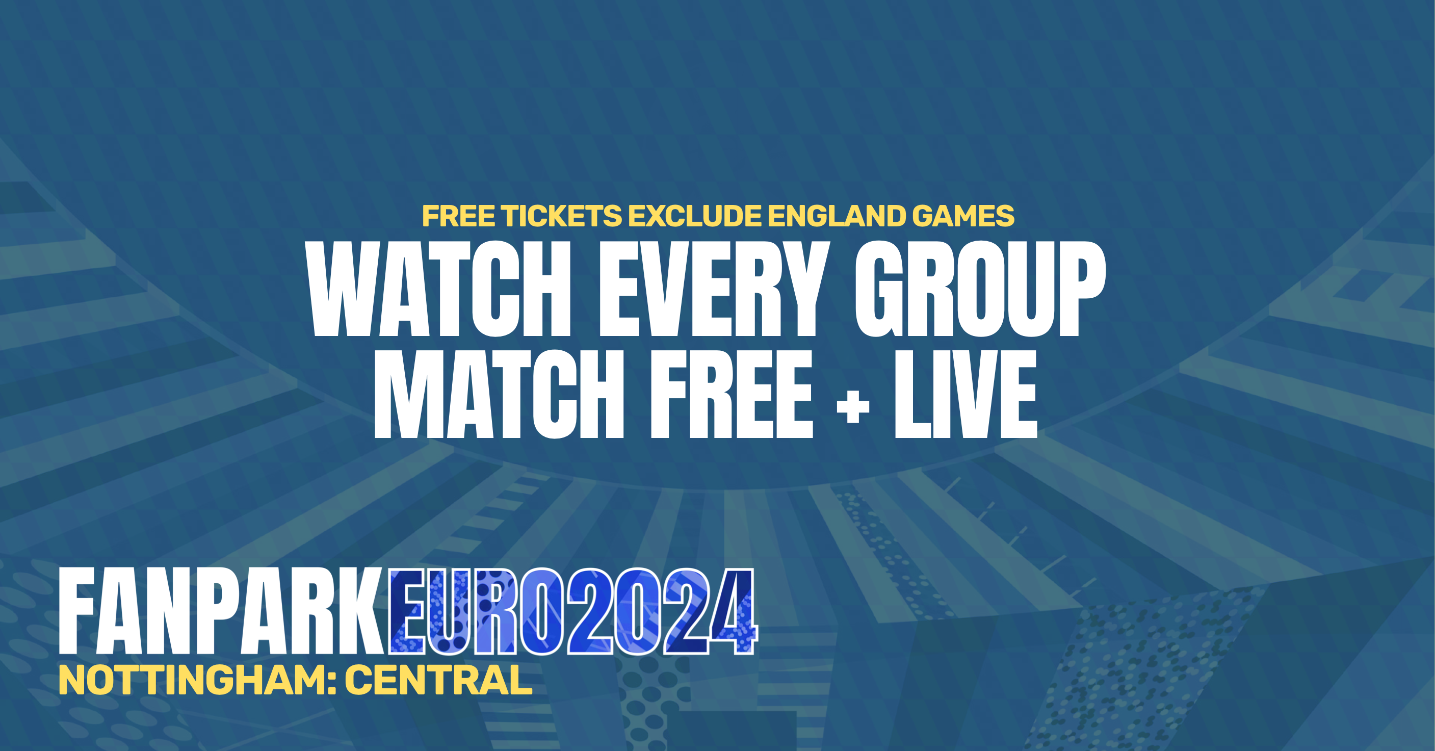 FREE TICKET – GAMEDAY: JUNE 18 2024  – NOTTINGHAM: SECRET GARDEN