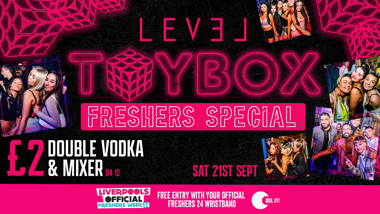 DAY 7 – OFFICIAL EVENT 2 – T O Y B O X  Saturdays : FRESHERS WELCOME PARTY