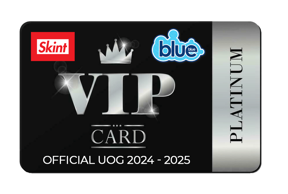 UoG Official ‘PLATINUM ‘ VIP Card 2024 – 2025 From just £49!!