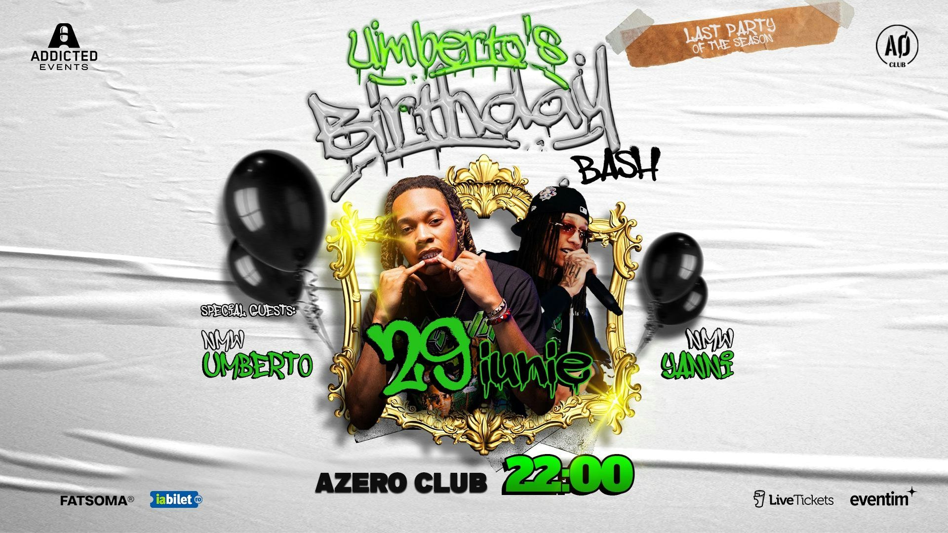 Umberto’s Birthday Bash w/ Special Guests