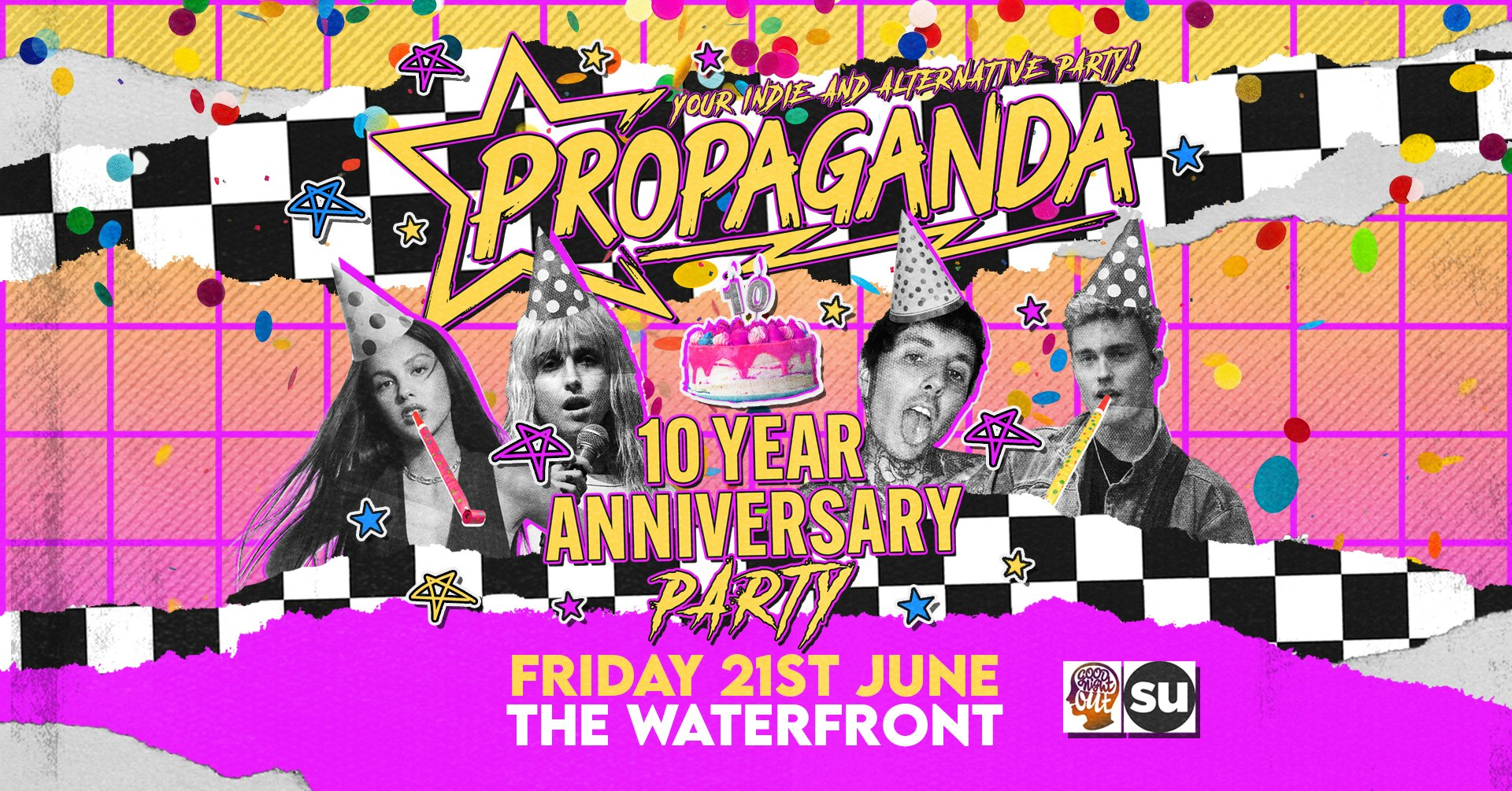 TONIGHT! Propaganda Norwich 10 Year Anniversary at The Waterfront Party!