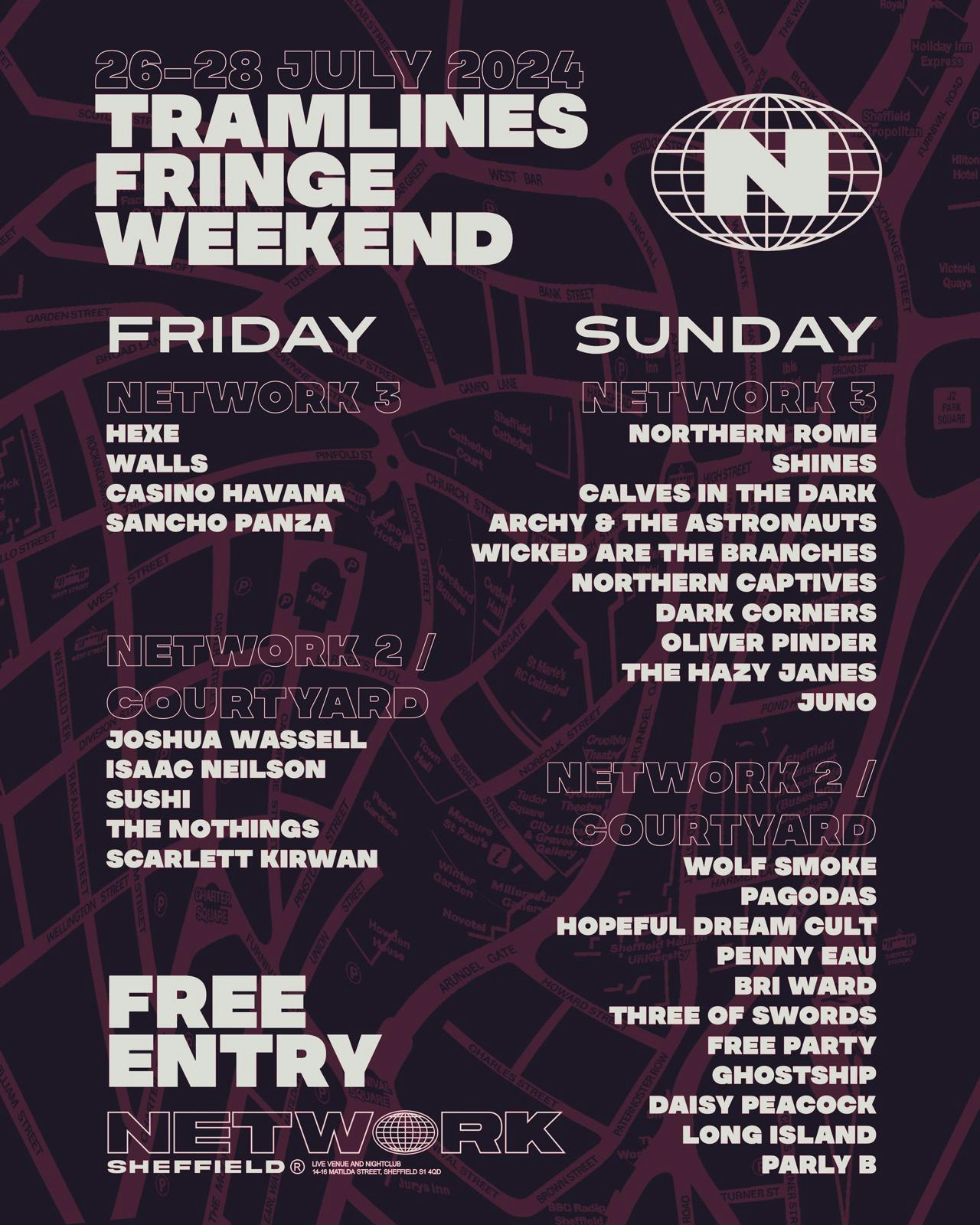 TRAMLINES FRINGE WEEKEND