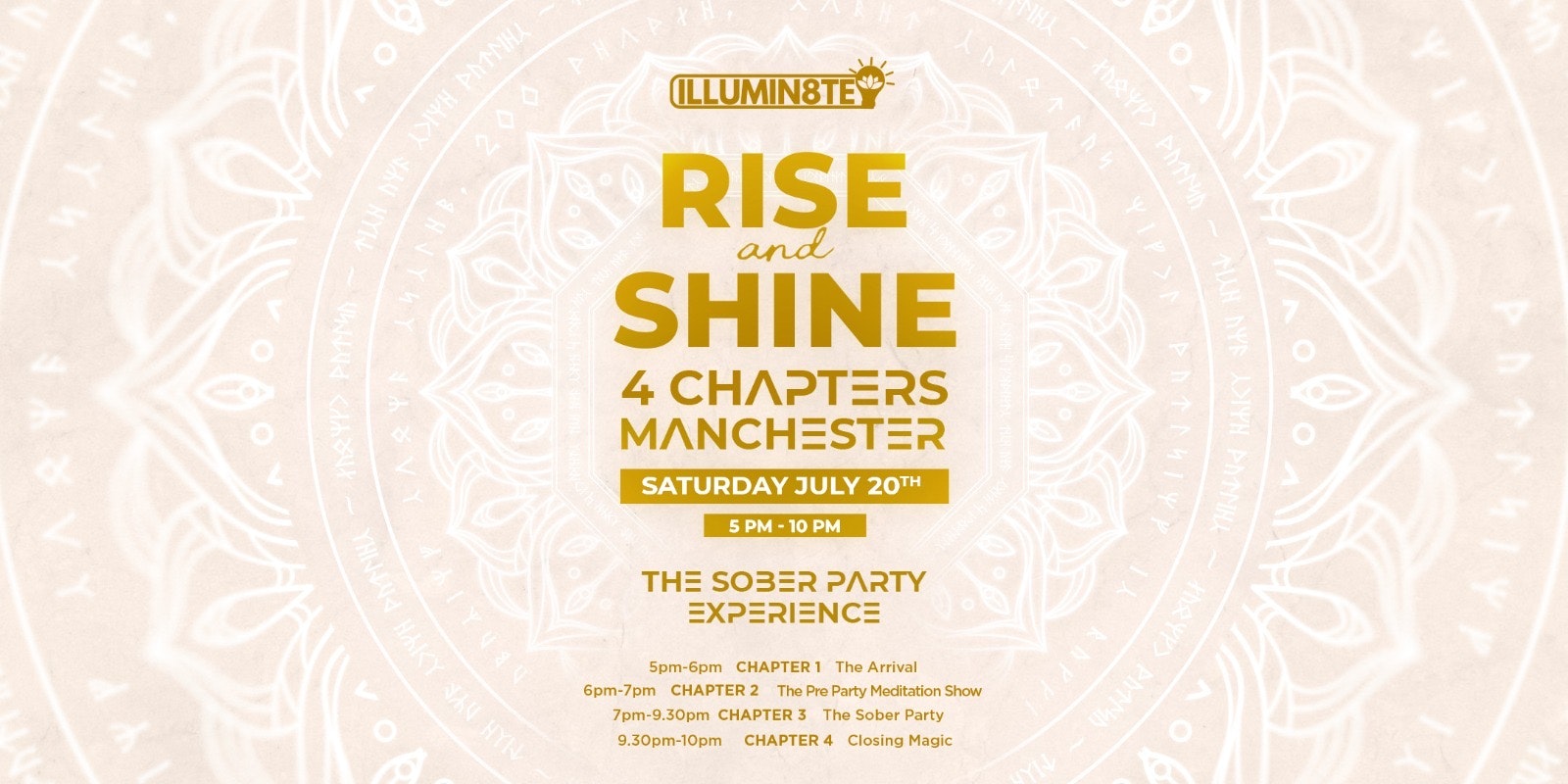 Rise And Shine – Manchester (Saturday 20th July) @ The Lighthouse Hub