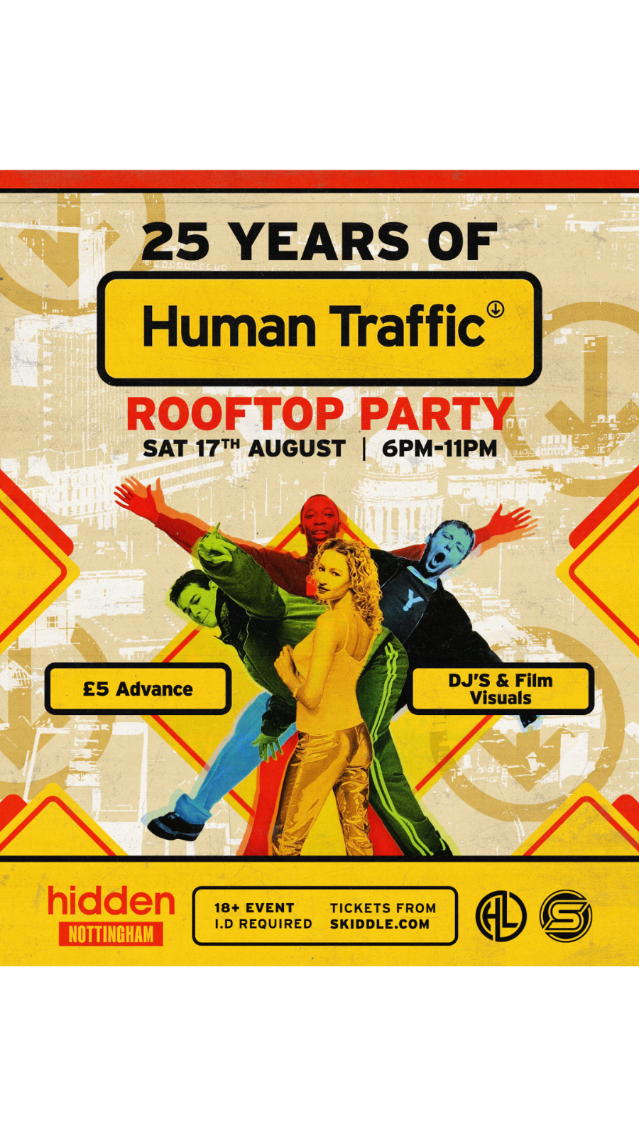 25 YEARS OF HUMAN TRAFFIC ROOFTOP PARTY