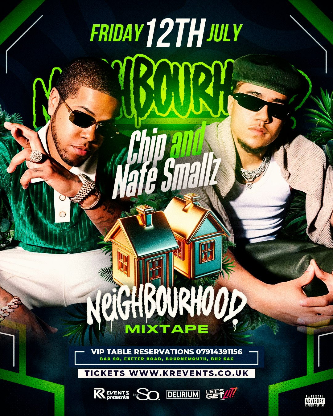 Fire Fridays @ Bar so 🔥 Nafe Smallz + Chip Live : Official Made In The Neighbourhood UK Club Tour