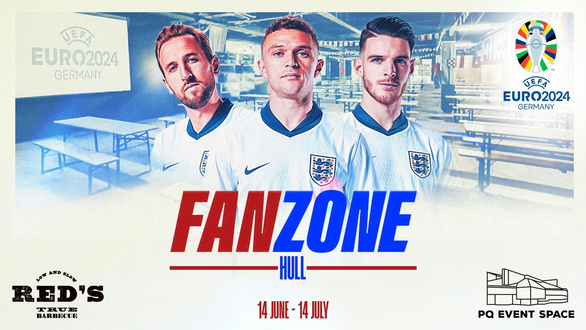 ENGLAND VS SLOVAKIA- ROUND 16- EURO 2024 FANZONE HULL