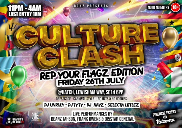 Culture Clash - Rep Your Flag Edition