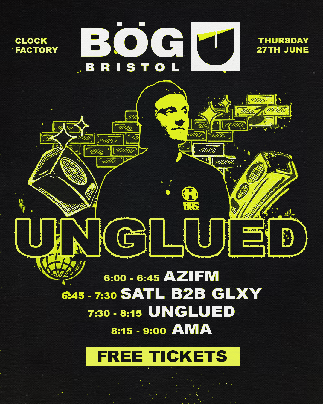 BOG x Hospital Records (Unglued Album Launch)