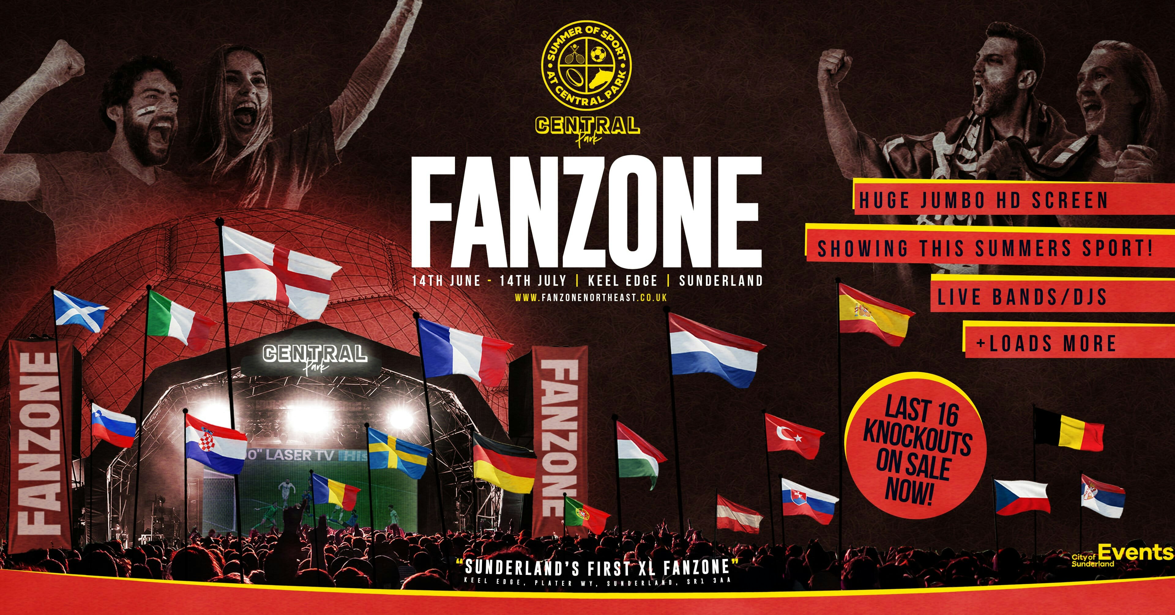 SWITZERLAND Vs ITALY – 5pm KO Free Entry – Central Park Fanzone