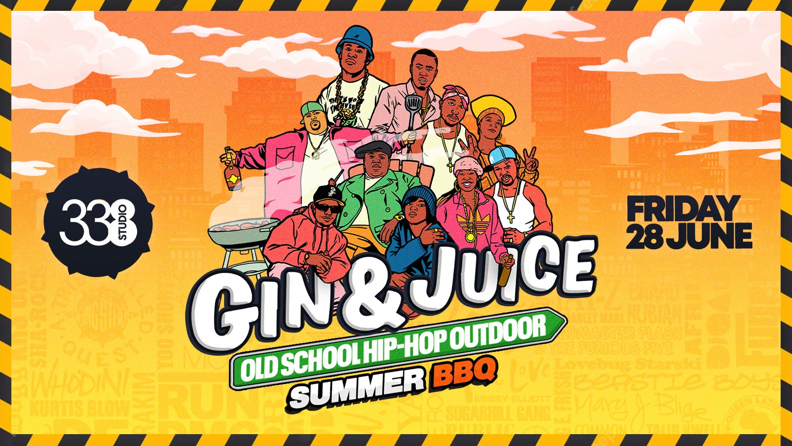 Old School Hip-Hop Outdoor Summer BBQ – London 2024 – ALMOST SOLD OUT 🚨