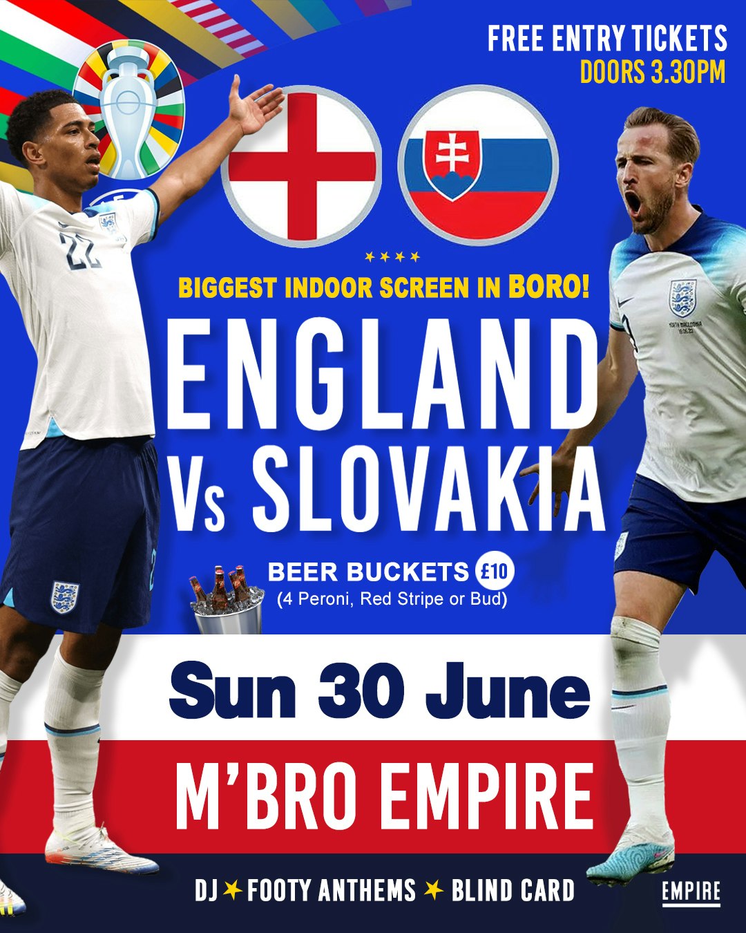 England vs. Slovakia (Live)