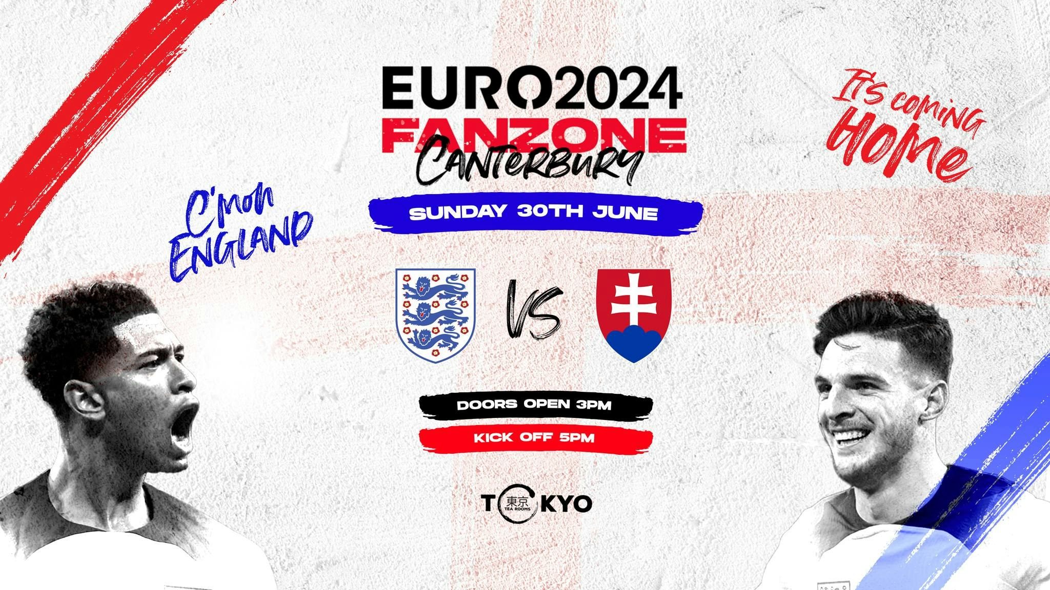 Euro 2024 Fanzone – England vs Slovakia 🏴󠁧󠁢󠁥󠁮󠁧󠁿🇸🇰 *CLAIM YOUR FREE TICKET*