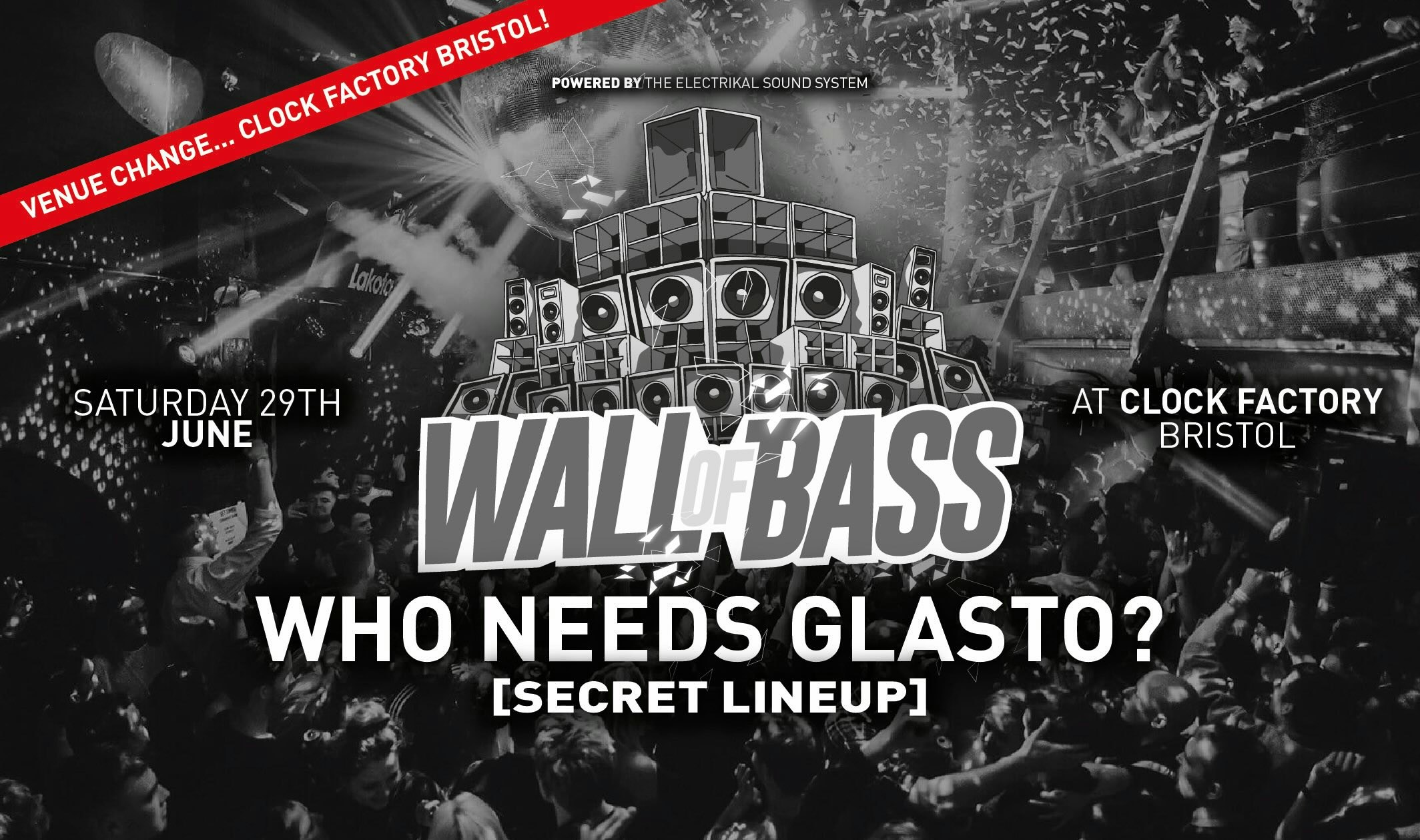 Wall of Bass: Glasnotbury DNB Rave [Raze Sound System] *VENUE CHANGE*