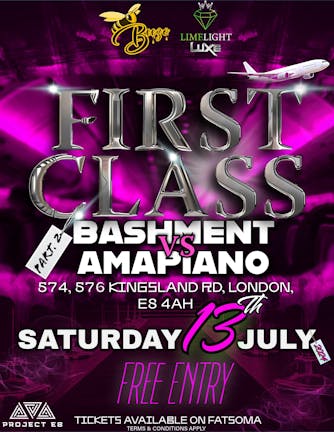 First Class Part 2 - Pop Up - Bashment VS Amapiano